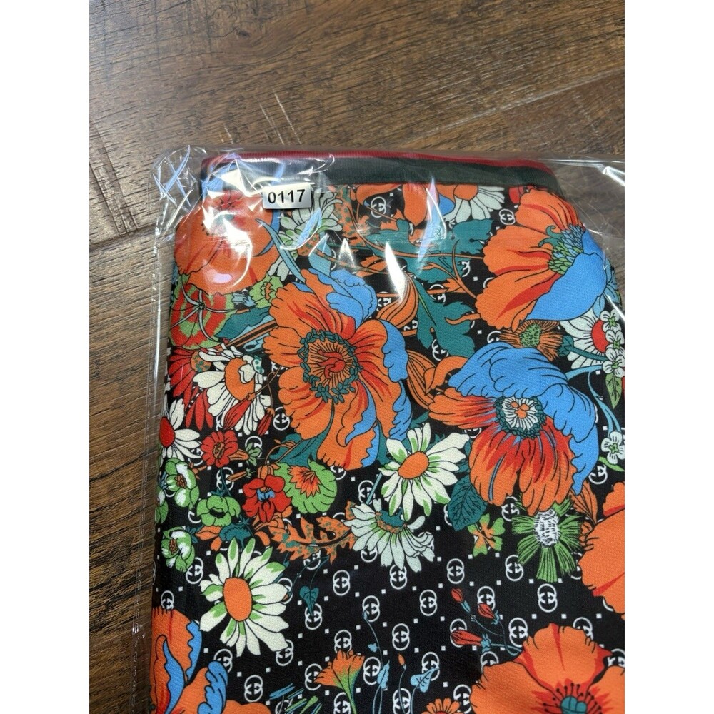 Gucci Men's Multicolor Floral Shorts 9" Inseam Pockets Elastic Drawstring - Picture 11 of 11